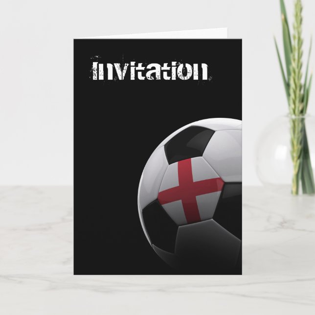 Convite Futebol na Inglaterra (Frente)