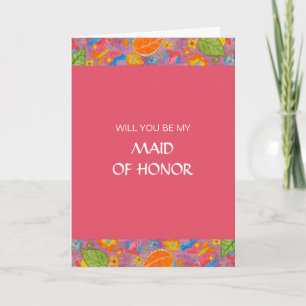 Convite Ganesh Be My Madrinha de casamento Card