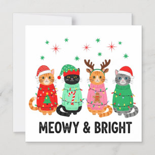 Convite Gato de Natal