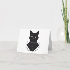 Convite Gato Negro Encantado de Salem