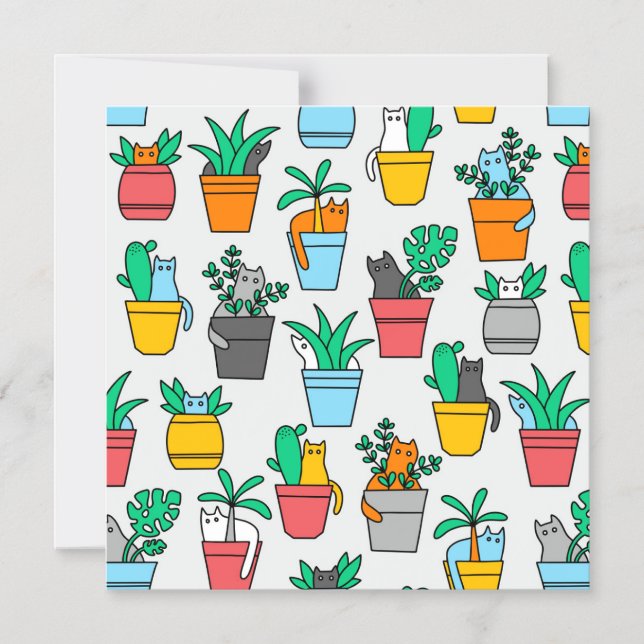 Convite Gatos nos pântanos (Frente)