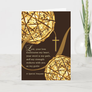 Convite Geral com Iluminação de Tema Cristão