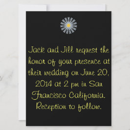 Convite Gerber Daisy Wedding