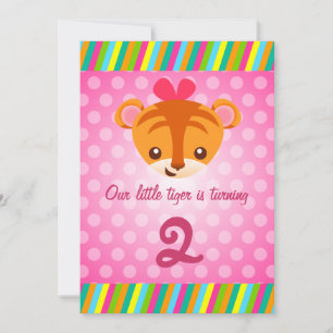 Convite Girly Tiger