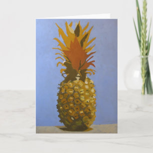 Convite Golden Pineapple Greeting Card / Invitation