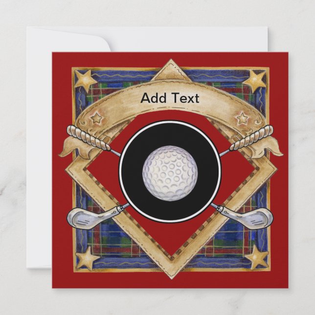 Convite Golf - SRF (Frente)