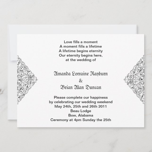 Convite Gótico (Frente)