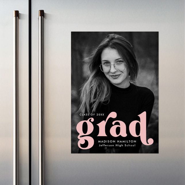 Convite Graduação de Fotografia com Tipografia Rosa Escamu (Criador carregado)