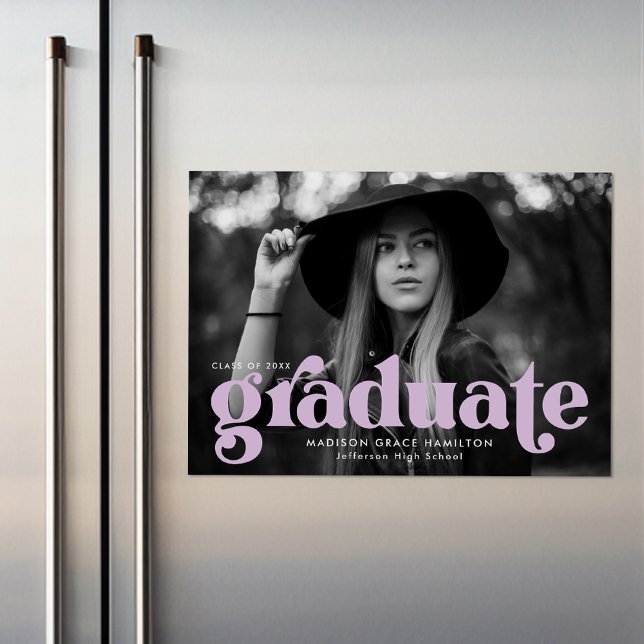 Convite Graduação de Fotografia da Tipografia Lilac Negra (Criador carregado)