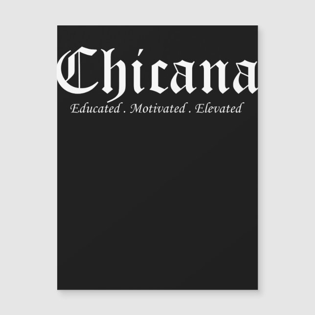 Convite Graduação Latina Motivada por Chicana (Frente)