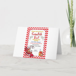 Convite Graduation Crawfish Boil Party Invitation