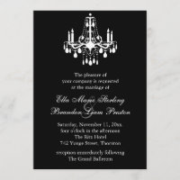 Convite grande 2 do casamento do salão de baile