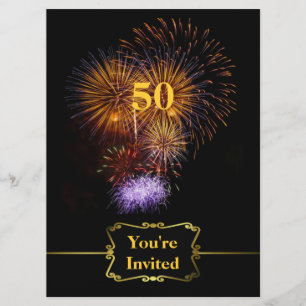 Convite grande do aniversário da celebração