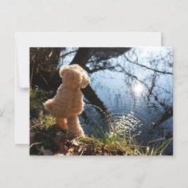 Convite Grappige beer die ondeugend plast.