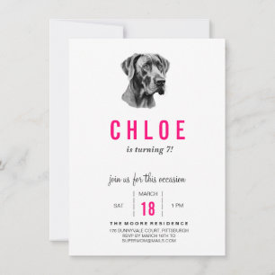 Convite Great Dane