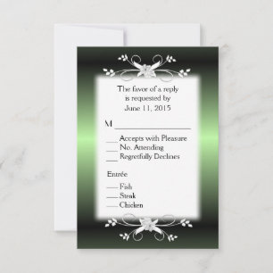 Convite Green Apple Shine com Menu