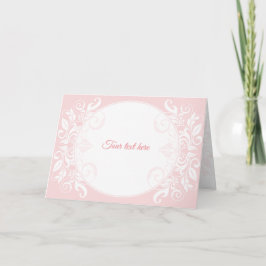 Convite Greeting card, wedding invitation, pink, floral,