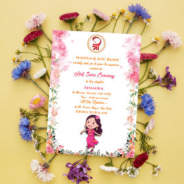 Convite Half Saree Ritu Kala Samskara