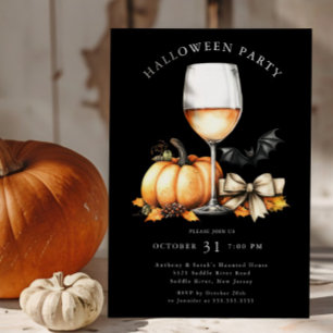 Convite Halloween Assustadoramente Elegante
