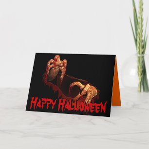 Convite Halloween Party Invitations Zombie Custom Cards