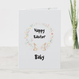 Convite Happy Easter Kids Greeting Card