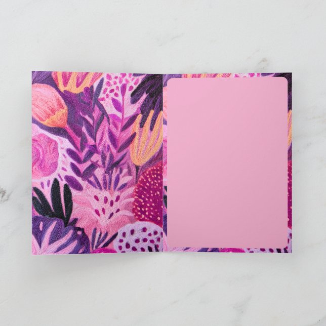 Convite HATHOR Folded Greeting Card (Interior)