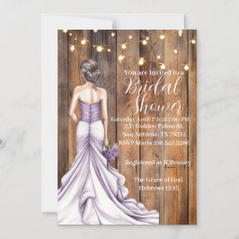 Convite Hebrews 12:15 Graceful Bridal Shower Invitation