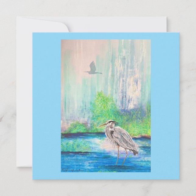 Convite Heron Azul (Frente)