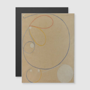 Convite Hilma Af Klint, Estrela de Sete Pontos No7, Abstra