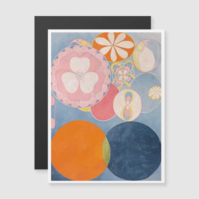 Convite Hilma Af Klint, O Dez Maior No2, Abstrato Art (Frente/Verso)