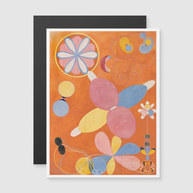 Convite Hilma Af Klint, Os Dez Maiores No4, Abstrato Art (Frente/Verso)