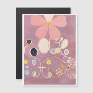 Convite Hilma Af Klint, Os Dez Maiores No5, Abstrato Art
