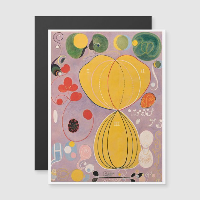 Convite Hilma Af Klint, Os Dez Maiores No7, Abstrato Art (Frente/Verso)