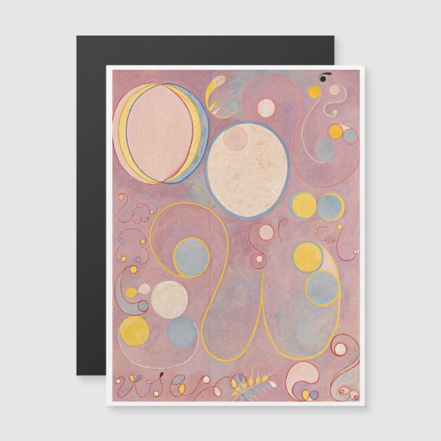Convite Hilma Af Klint, Os Dez Maiores Sem8, Abstrato Art (Frente/Verso)