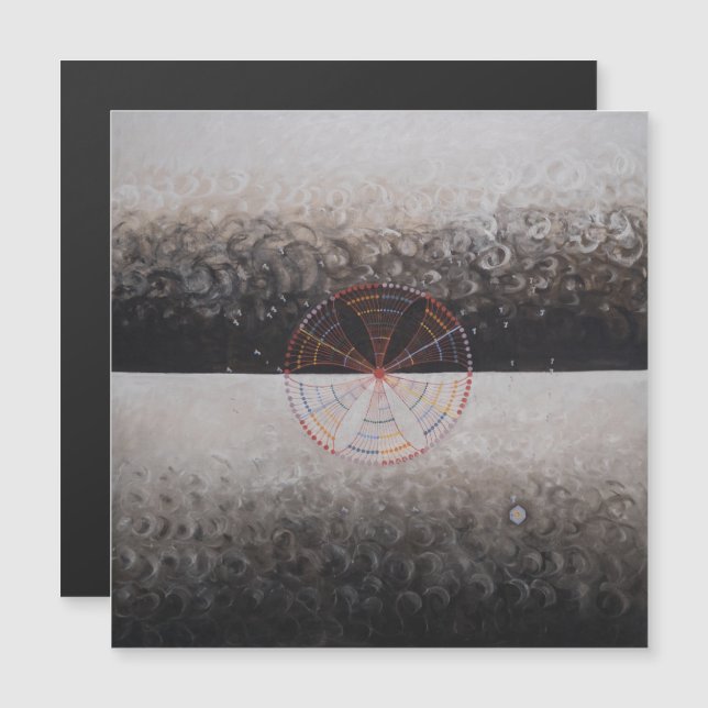 Convite Hilma Af Klint, The Swan No.10, Abstrato Art (Frente/Verso)