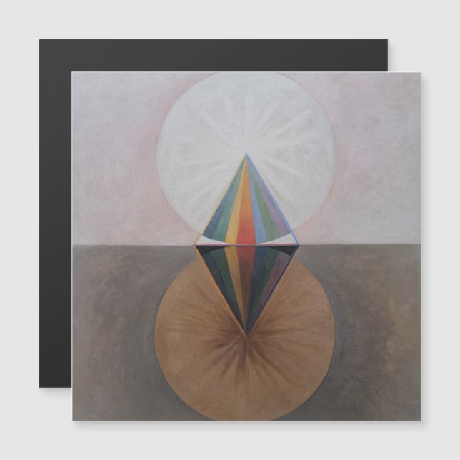 Convite Hilma Af Klint, The Swan No.12, Abstrato Art (Frente/Verso)