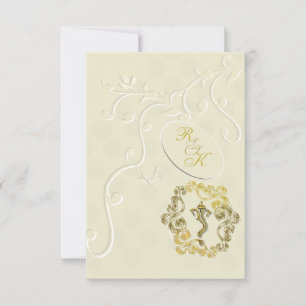 convite hindu de casamento indiano Ganesha