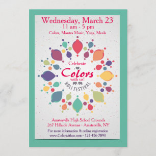 Convite Holi Festival