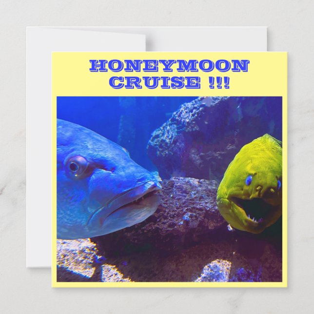 CONVITE HONEYMOON CRUISE NAVIO MAGNET (Frente)