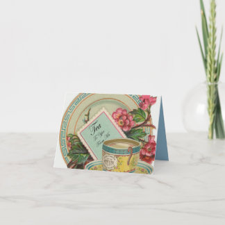 Convite Hora do chá