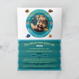 Convite Horizontal Dobrado Personalizado de Duas P