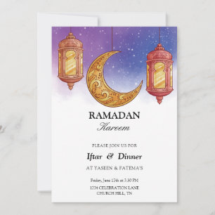 Convite Iftar Elegante