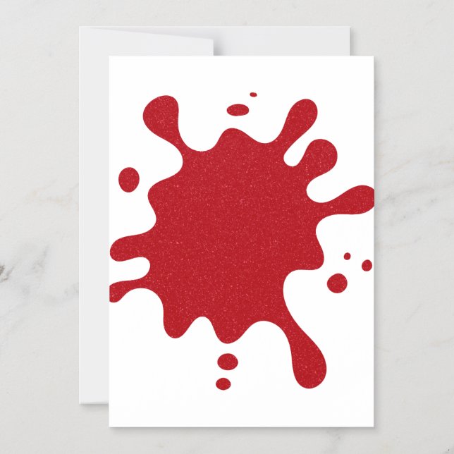 Convite Ímã com Brilho Branco e Tomate Vermelho (Personali (Frente)