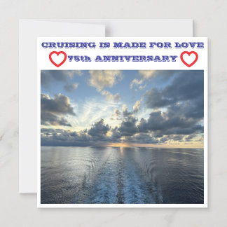 CONVITE ÍMÃ DE PORTA DE CRUZEIRO DE 75º ANIVERSÁRIO