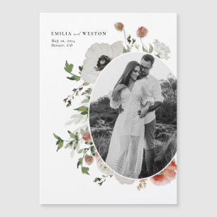 Convite Imã salve a data de Casamento outono da Boêmia do 