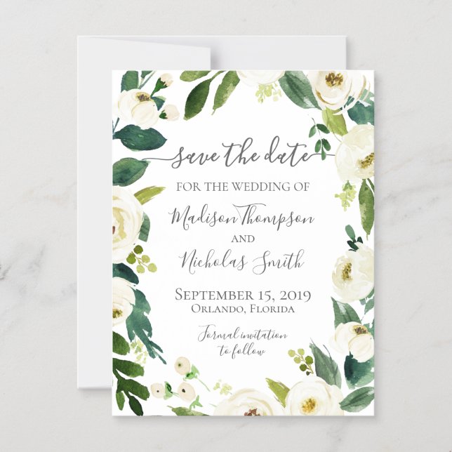 Convite Imã salve o dia de fundo branco (Frente)