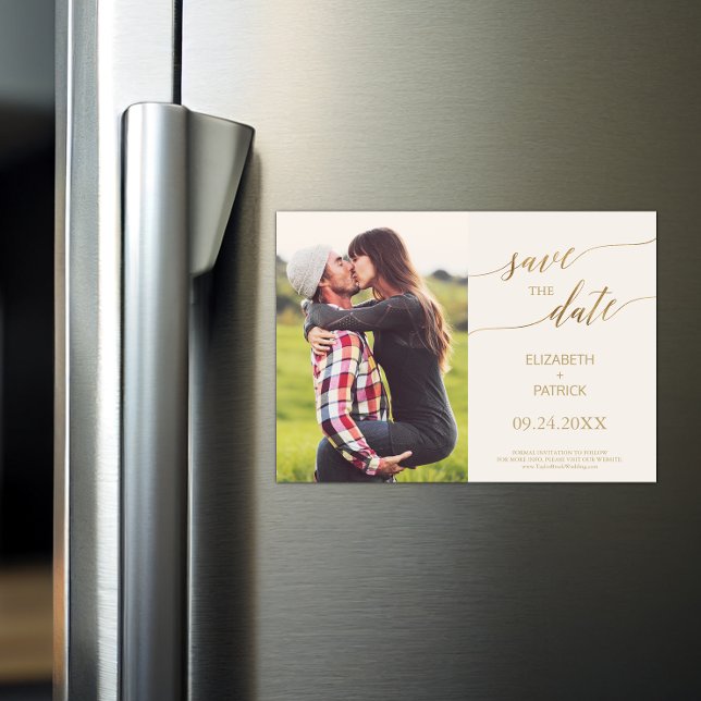 Convite Imagem de marfim de caligrafia Dourada elegante sa (Criador carregado)