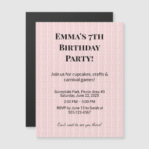 Convite Ímãs de Foto Personalizados para Festa de Aniversá