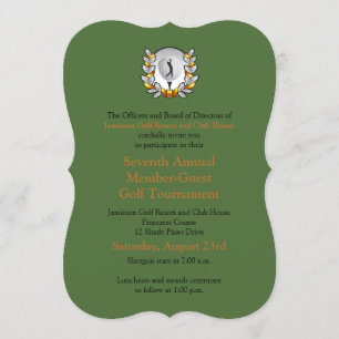 Convite incorporado preto Dourado do competiam do