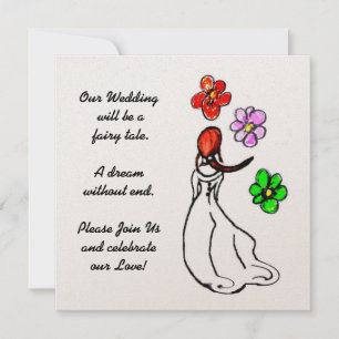 Convite Informal De Arte De Casamento